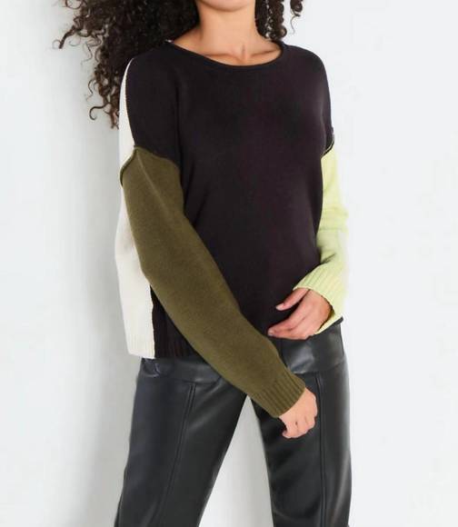 In The Mix Sweater White - Lisa Todd